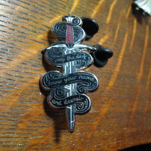 🐲 May The Dark Know Your Name & Despair Lapel Pin